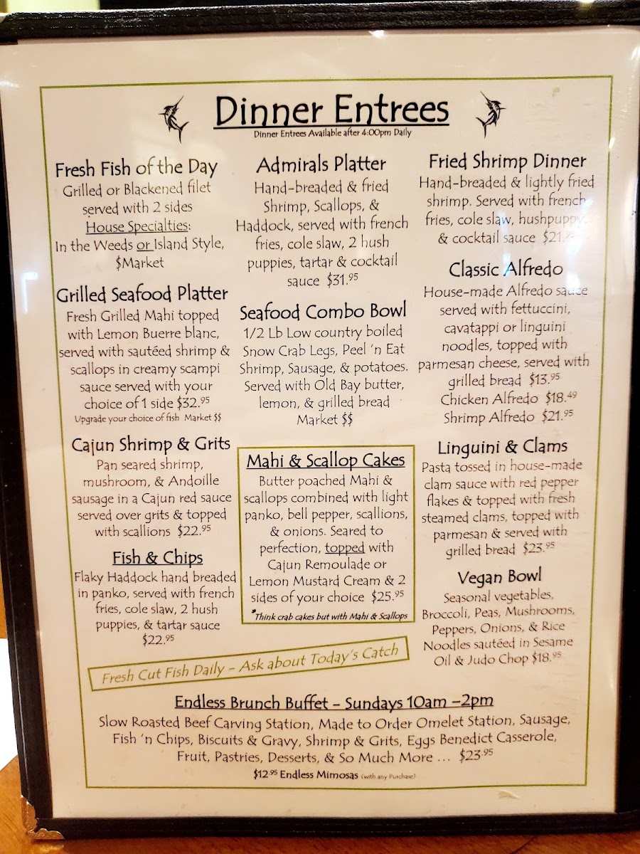 Green Marlin Menu - Image 6